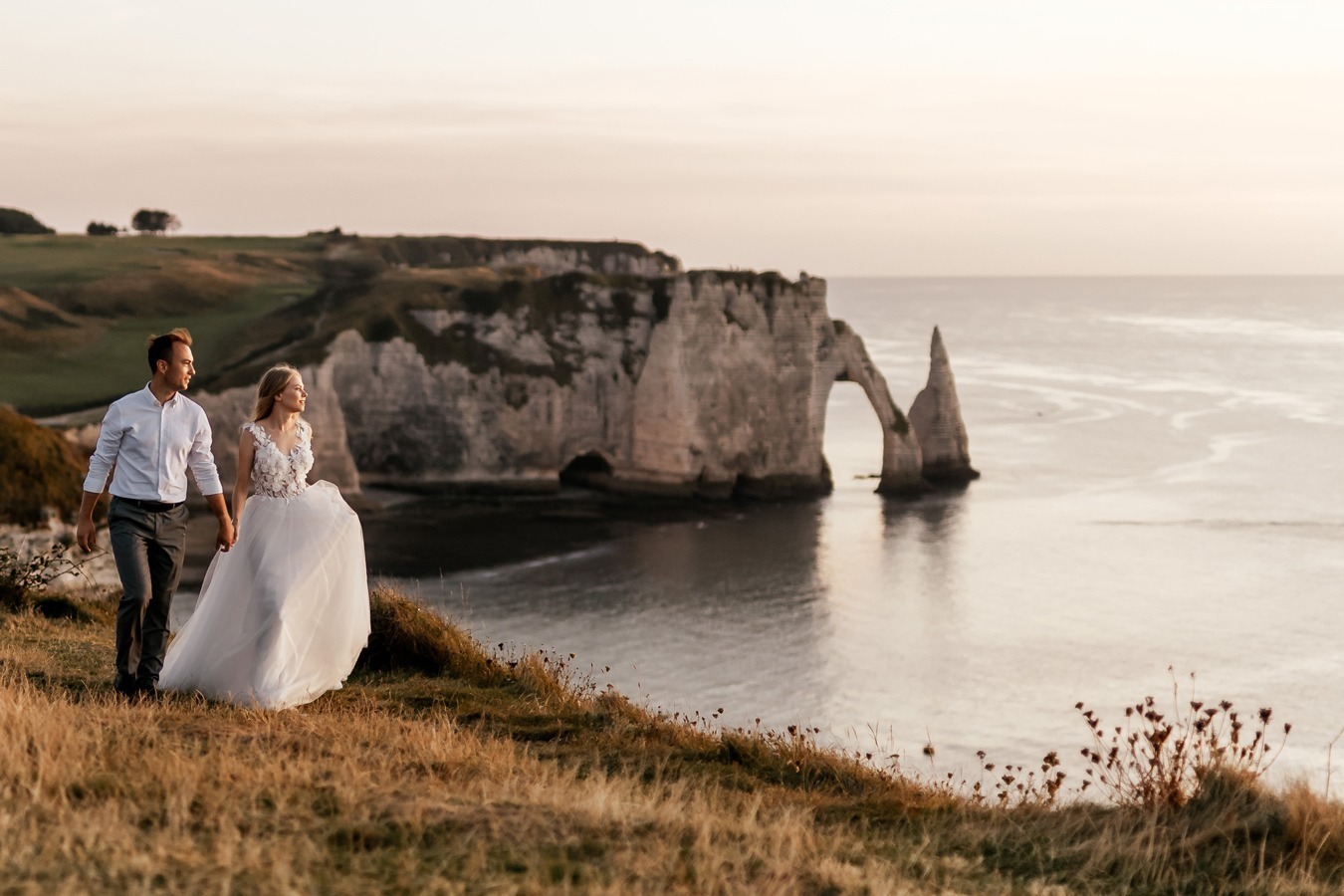 Mariage en normandie, Etretat